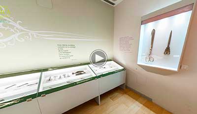 Sala de las tijeras del Museo de la Cuchillería de Albacete