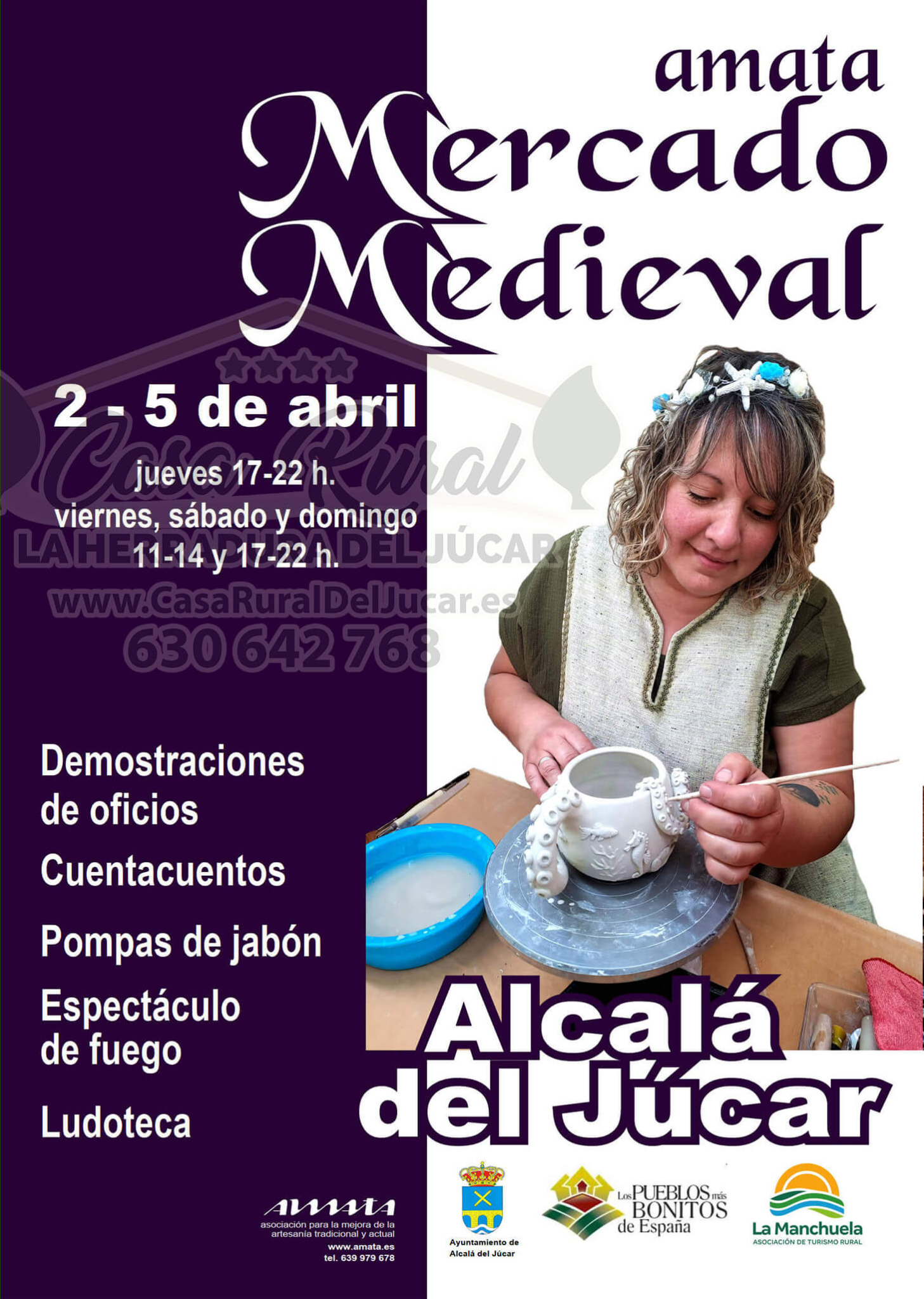 Cartel del Mercado Medieval de Alcalá del Júcar 2026